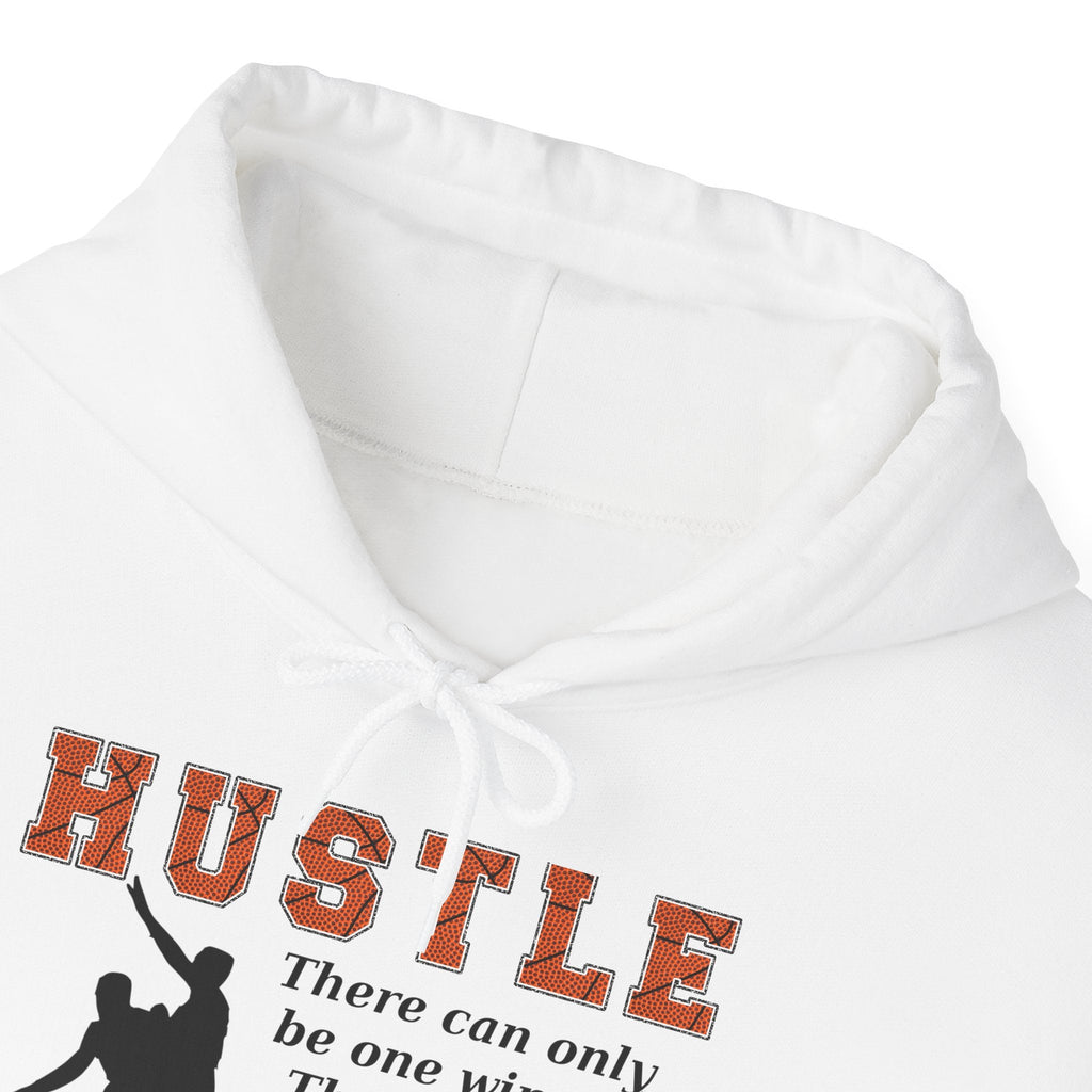 Basketball Hustle Motivational Encouragement Heavy Blend™ Casual Comfort Hoodie
