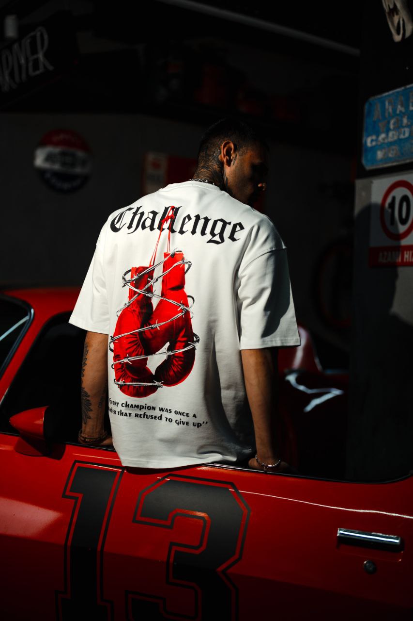 Challenge T-Shirt - Motivational Boxing Graphic Tee