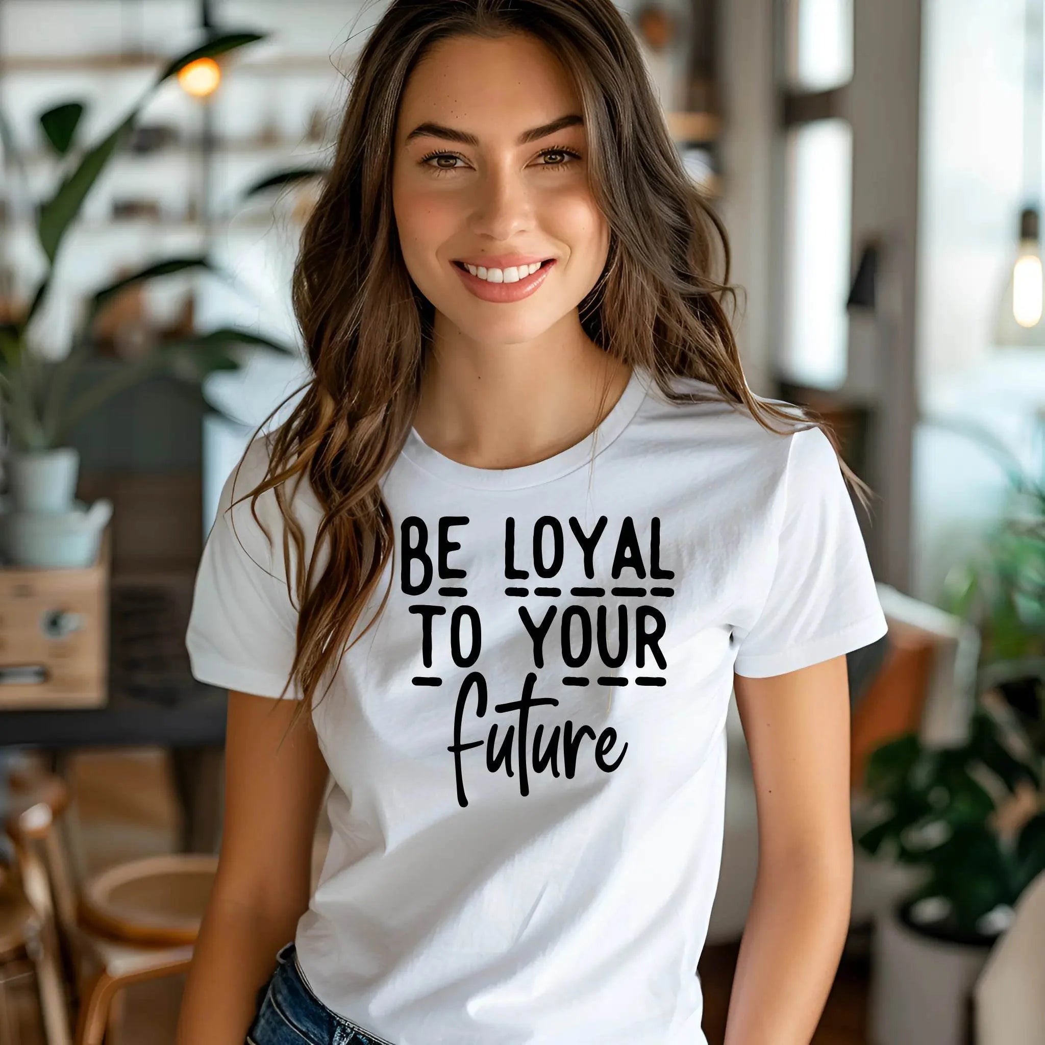 Be Loyal To Your Future T-shirt – Motivational Women’s Tee