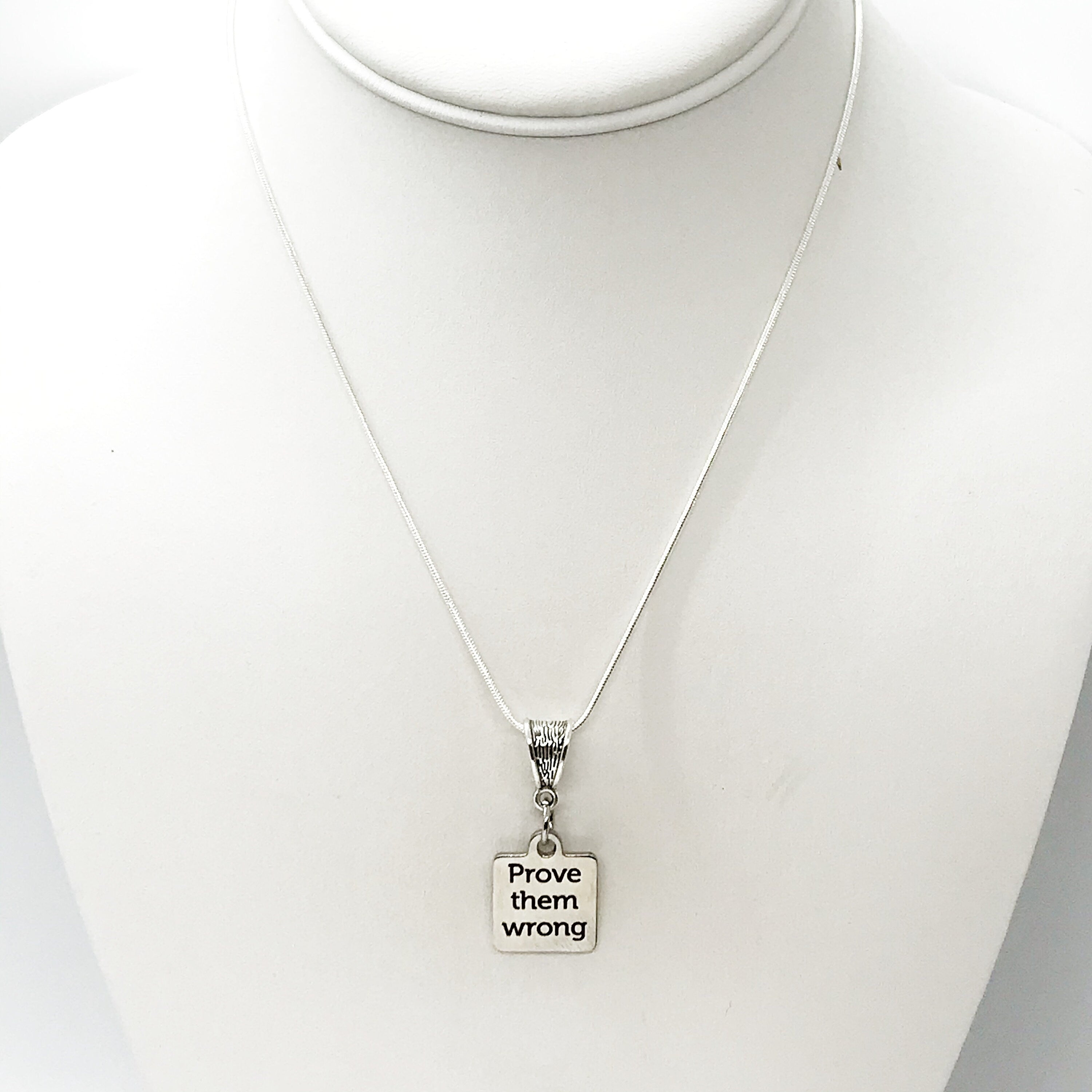Motivating Gift, Prove Them Wrong Necklace,  Motivating Quote, Encouraging Gift For Her, Motivational Gifts